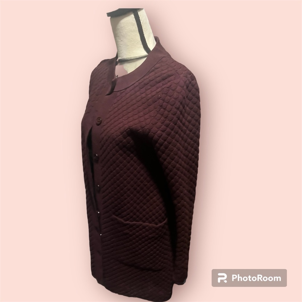 Cos Cos Button Front Textured Long Pockets Sweate… - image 1